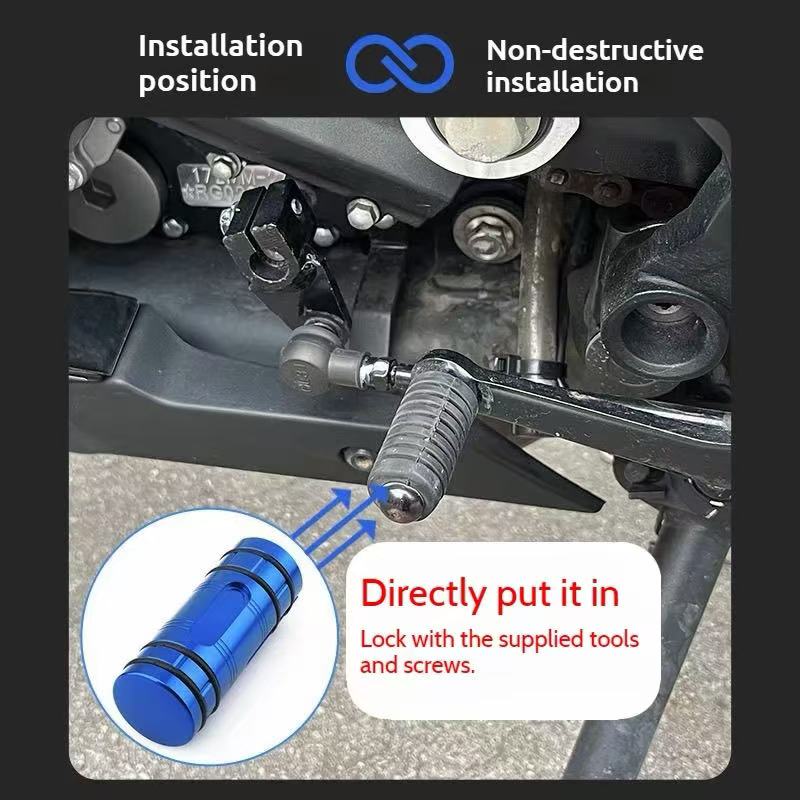 ปลายคันเกียร์มอเตอร์ไซค์ ตัวต่ - Motorcycle Gear Lever Extender บทวิจารณ์และราคา